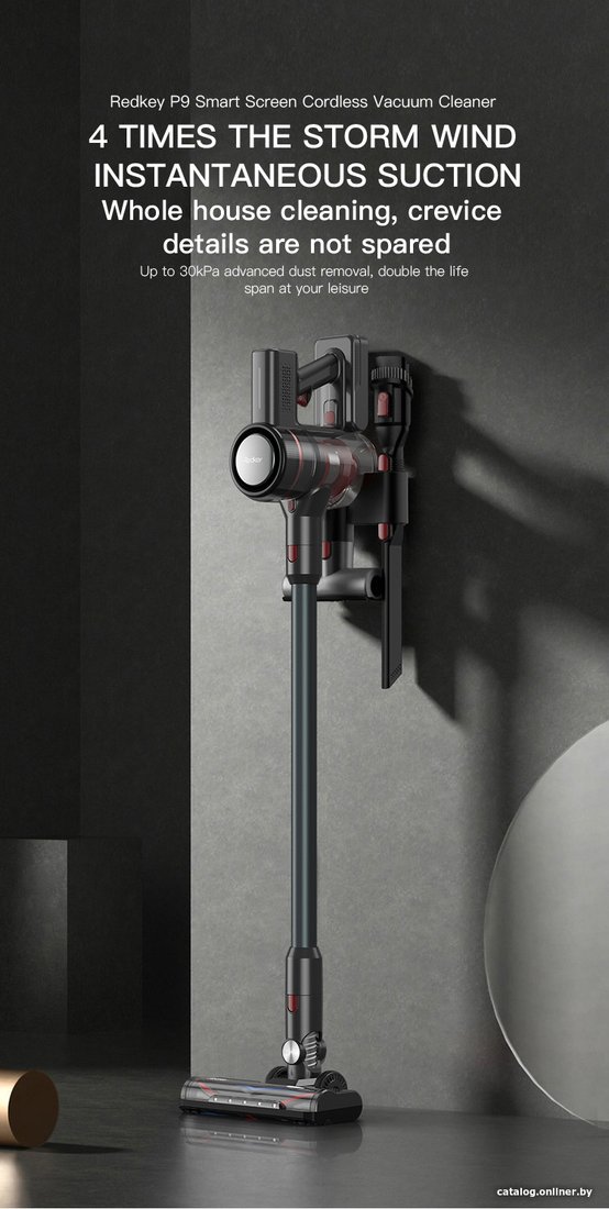 Пылесос Redkey Cordless Vacuum Cleaner P9 (черный)