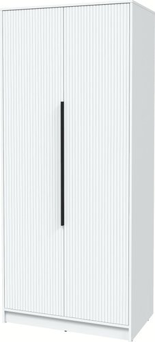 Шкаф распашной Интерлиния Концепт Лайн КТ-Ш2 (белый платинум/белый)
