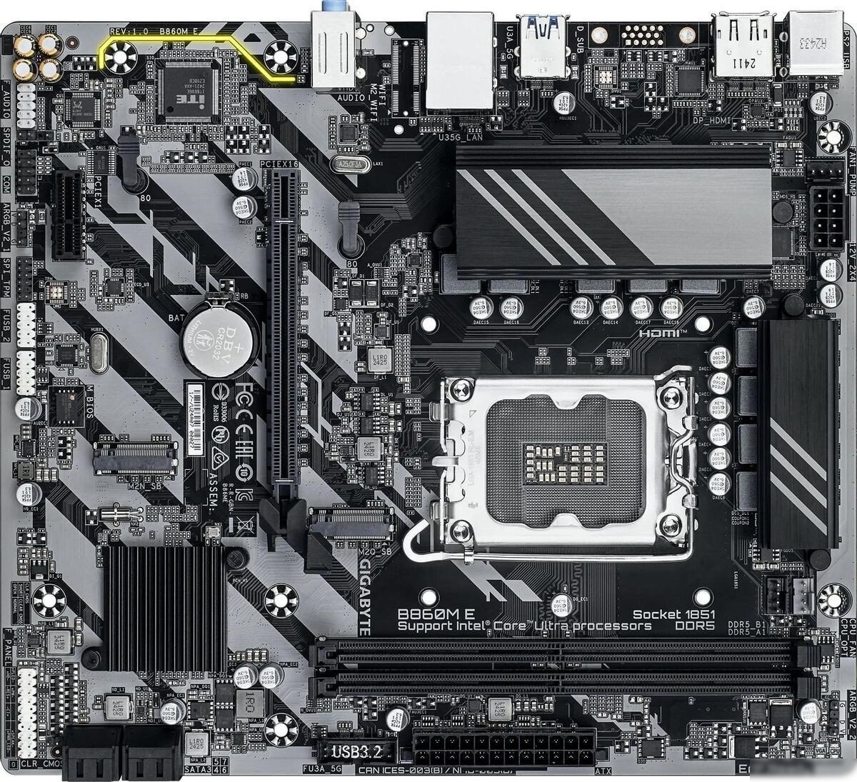 Материнская плата Gigabyte B860M E