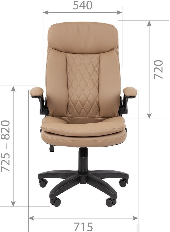 Офисное кресло CHAIRMAN 533 (экокожа черный)