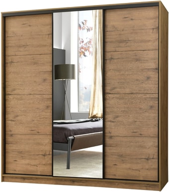 Шкаф-купе Рэйгрупп Bromo VVH3 02 РГ-07.02 B 237 VVH 237.5x220.5 (дуб велингтон)