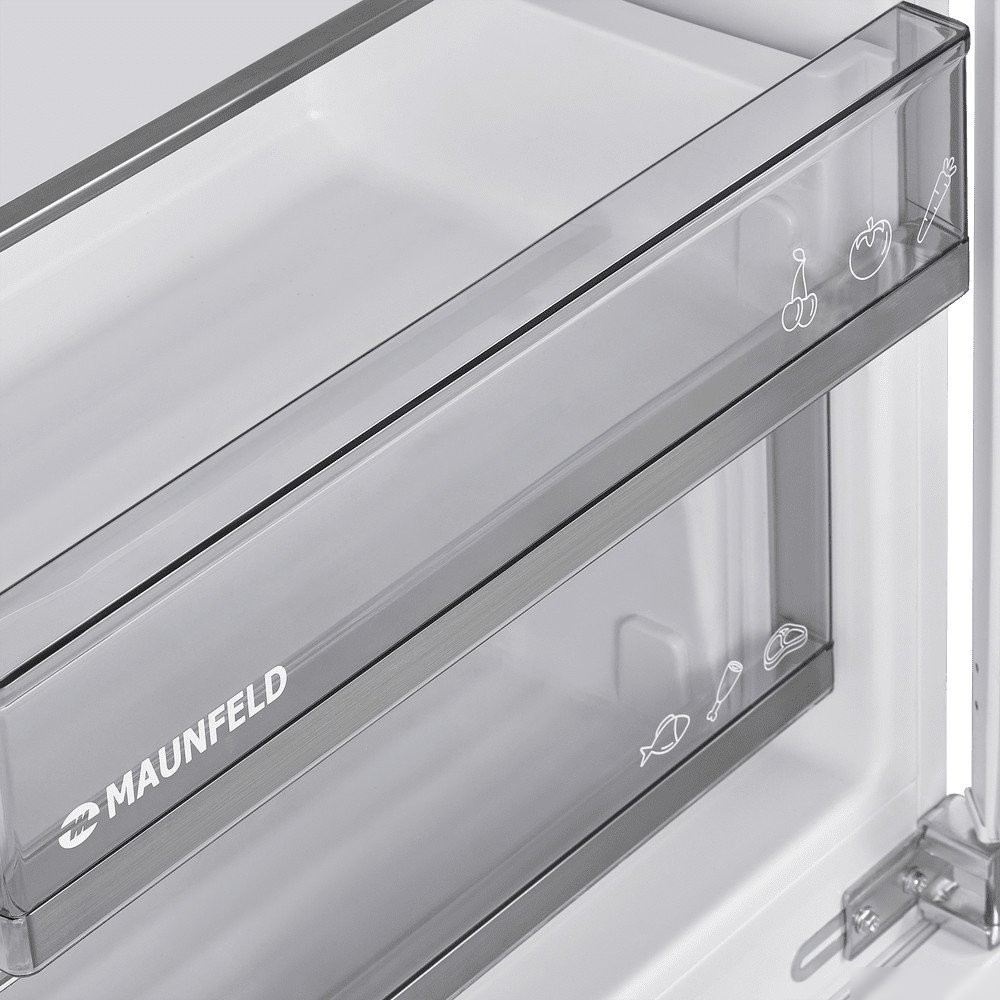 Однокамерный холодильник MAUNFELD MBL177SWGR Inverter