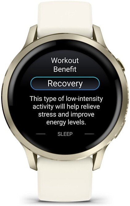 Умные часы Garmin Venu 4 41 мм (золотистый/слоновая кость)
