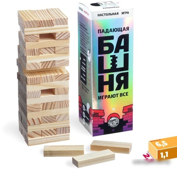 Настольная игра Лас Играс Падающая башня. Играют все 4452104