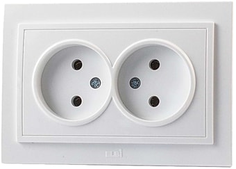 Розетка Elbi Zena 500-015620-908 (белый)