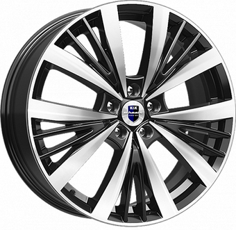 Литые диски K&K Марвел 19x7.5" 5x120мм DIA 72.6мм ET 40мм Алмаз черный
