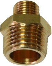 FORSAGE Штуцер латунный с нар. резьбой 1/2x1/4" F-CS-C-011-2
