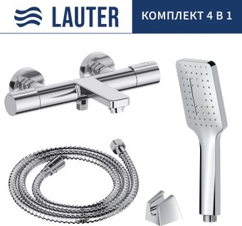 Смеситель Lauter Temp 21YH50427-4 с лейкой Living Fleur 21S00126