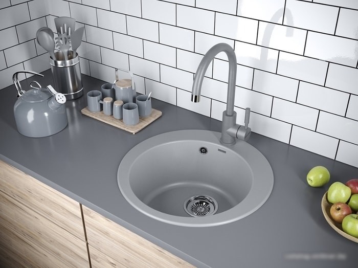 Кухонная мойка Paulmark Gelegen PM404800-GRM
