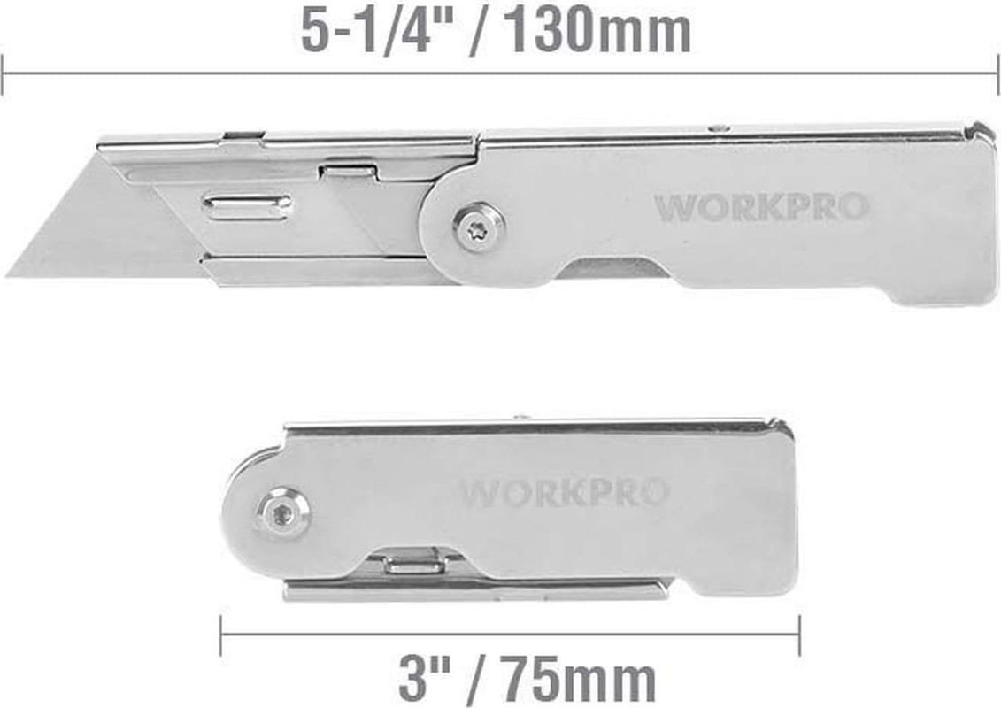 Нож строительный Workpro WP211001