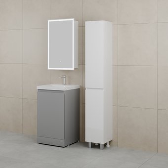 Symbolite Тумба под умывальник Батлер Люкс Plus 1 ящик (серый)