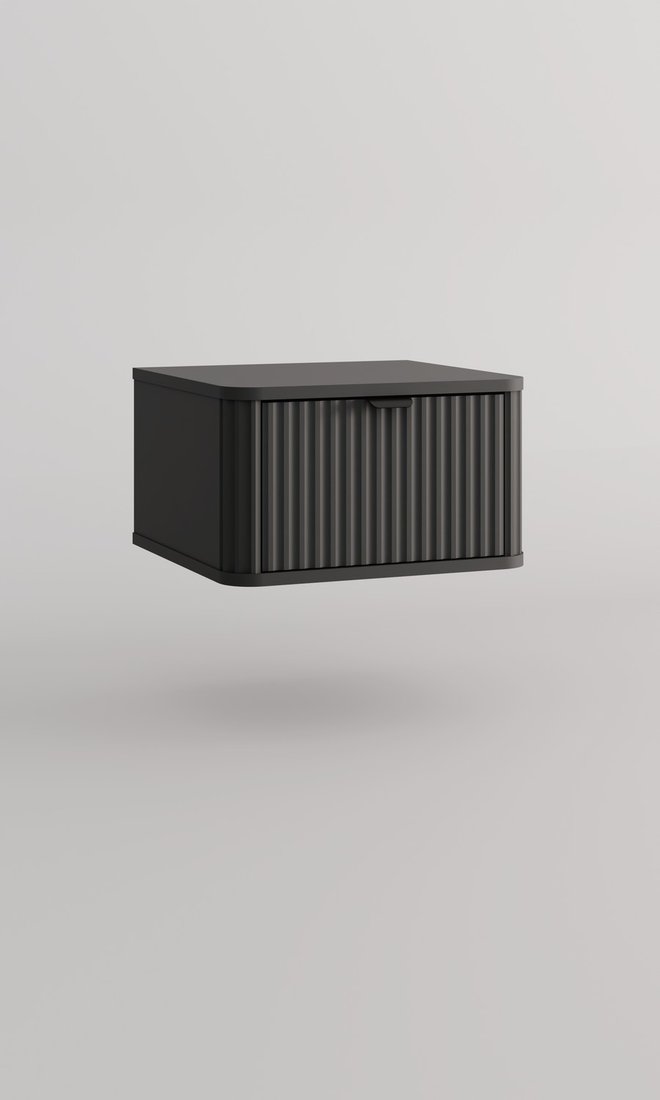Тумба Arvento Rondo 1S (графит/дарк грей)