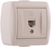 Розетка компьютерная Lezard Nata 710-0300-139 (кремовый)