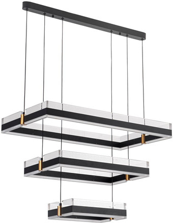 Подвесная люстра LED4U L7800-700 BK