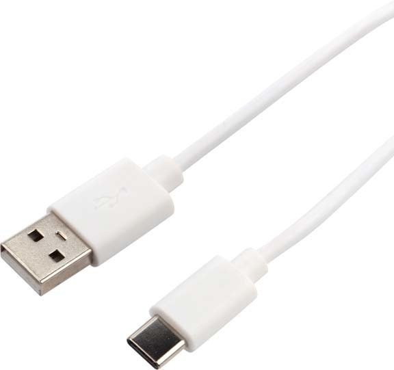 Кабель Rexant 18-1895 USB Type-A - USB Type-C (1 м, белый)