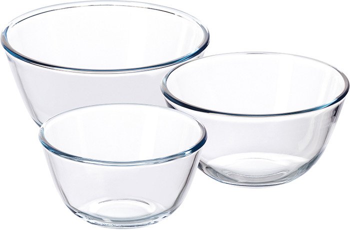 Набор салатников Elan Gallery Crystal glass 360167
