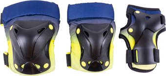 Комплект защиты Tech Team Safe Fit Teens 3.0 NN012025 (L, зеленый/синий)