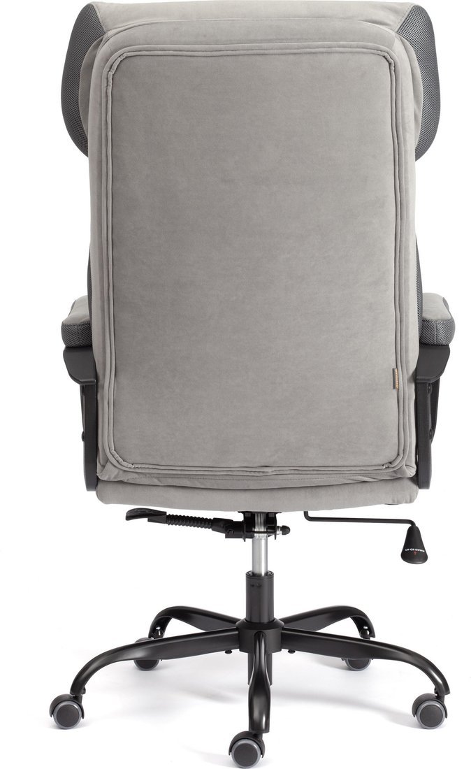 Офисное кресло TetChair Duke metal BL (велюр, серый)
