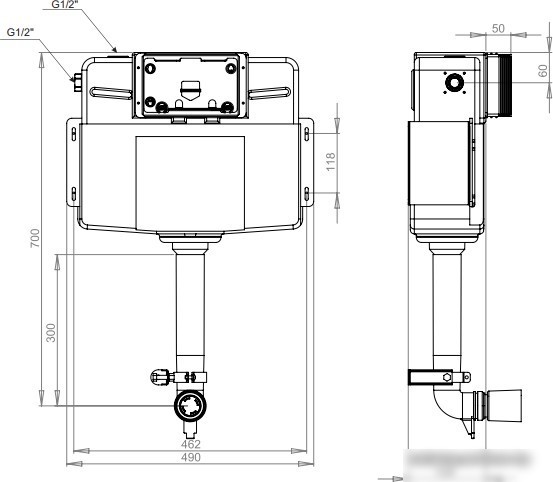 Инсталляция для унитаза Lavinia Boho Relfix 38020010