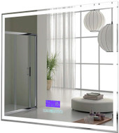 Пекам Зеркало Greta 100x80 greta-100x80M (с подсветкой, с многофункциональной панелью)