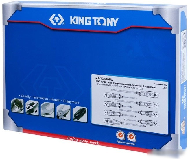 Набор отверток King Tony 9-30208MRV (8 предметов)