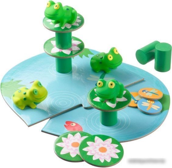 Настольная игра Djeco Лягушачий балансир 08554