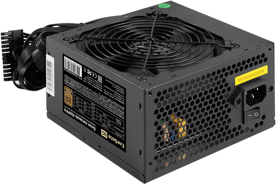 Блок питания ExeGate 450PPH 80 Plus EX298359RUS