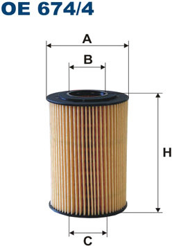 Масляный фильтр Filtron OE 674/4
