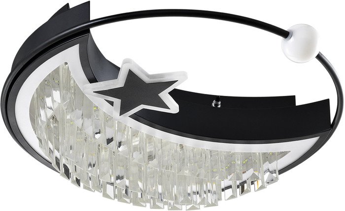 Припотолочная люстра LED4U L8024-450 BK
