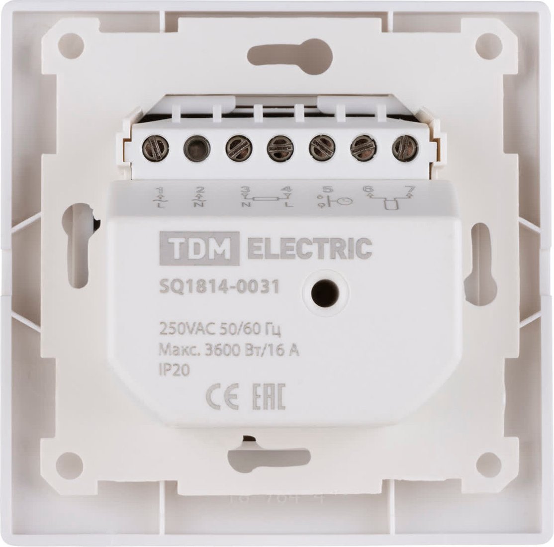 Терморегулятор TDM Electric Таймыр SQ1814-0031 (белый)