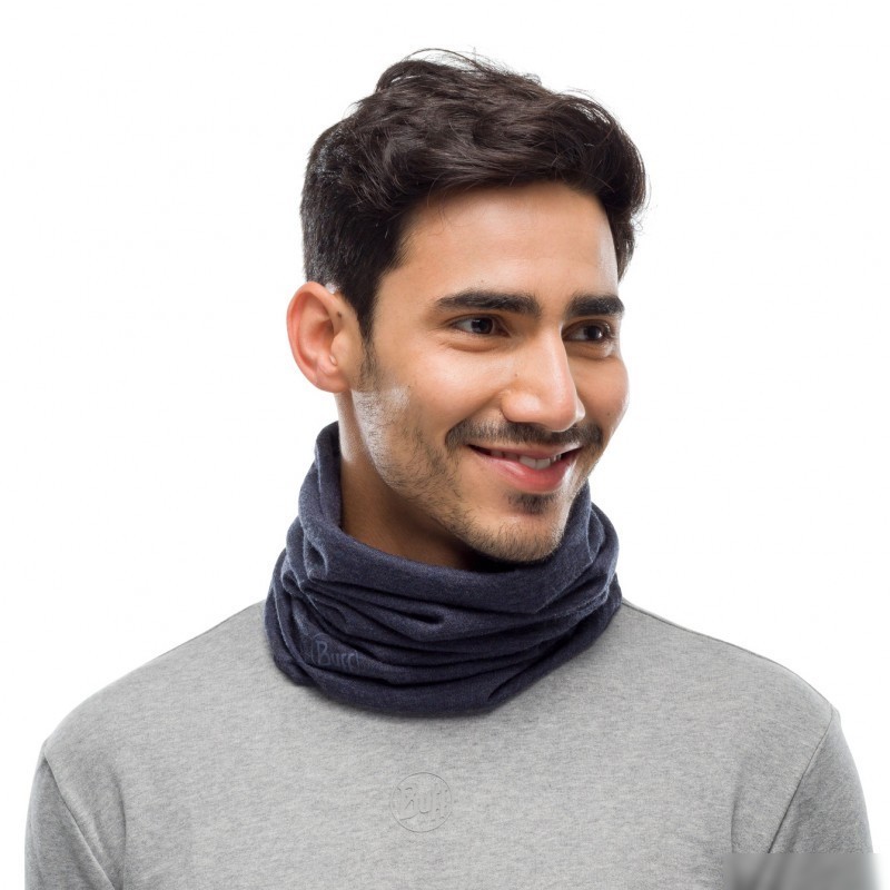 Шарф (бафф) Buff Midweight Merino Wool Night Blue Melange 113022.779.10.00