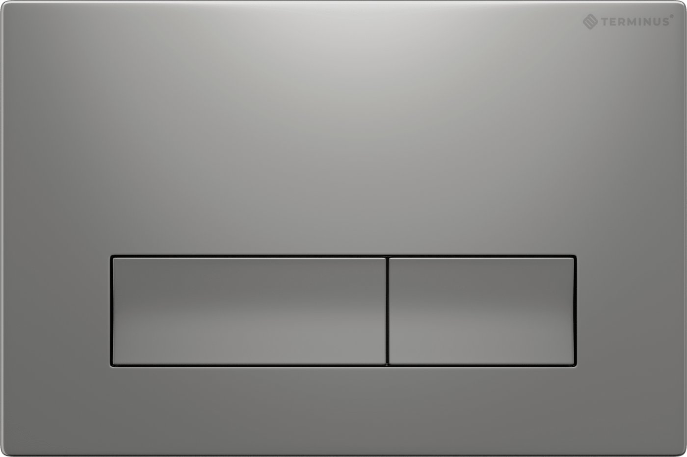 Панель смыва MebelVann Classic Прямоугольник 72K24x16M (матовый хром)