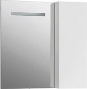 Belux Шкаф с зеркалом Токио В 80 Ш (1, белый глянцевый)