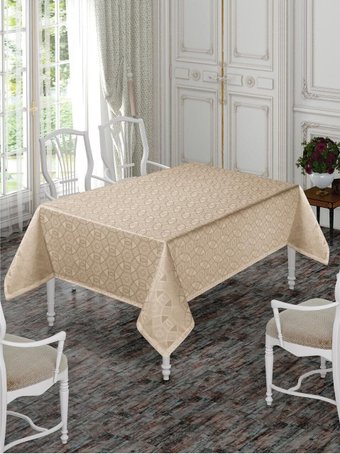 Скатерть DO&CO Karanfil 160x220 12222 (капучино)