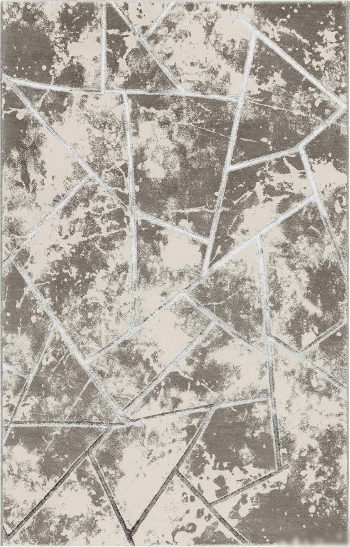 Ковер для жилой комнаты Radjab Carpet Амальфи Прямоугольник 01518B (3x4, C.Grey/Antrasit)