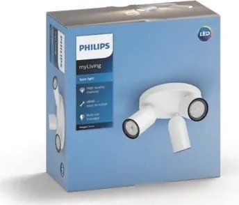 Припотолочная люстра Philips Pongee Plate/Spiral White 3xNW 230V 915005531101