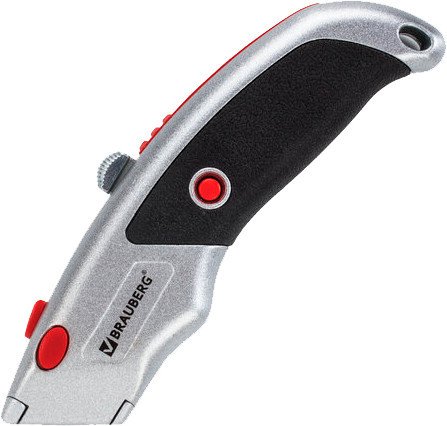 Нож строительный BRAUBERG Professional 235404