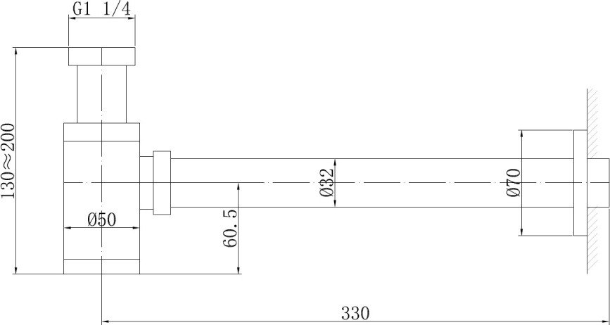 Сифон Abber AF0030G
