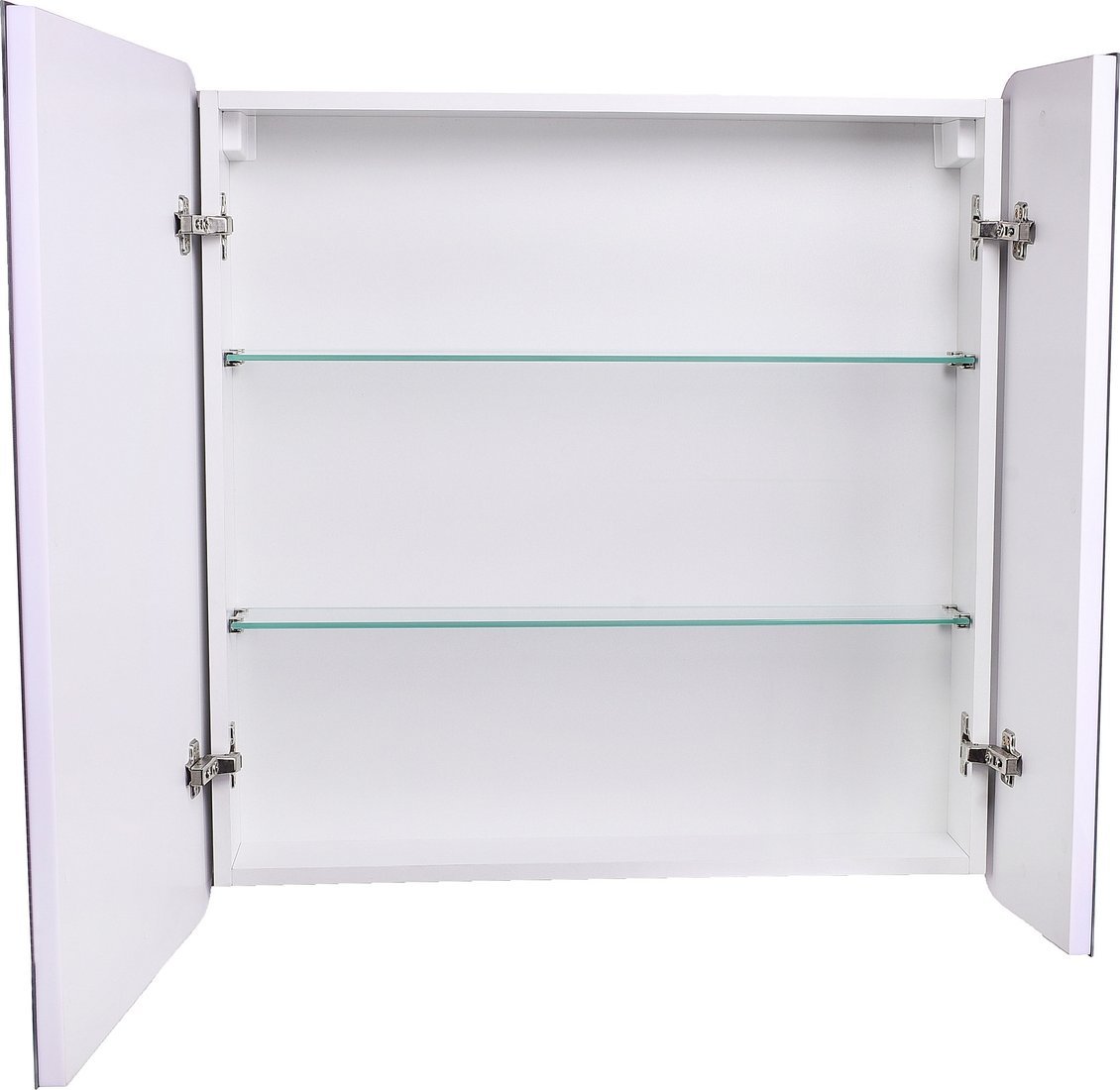 Symbolite Шкаф с зеркалом для ванной Каре 80x80 (с подсветкой, сенсор на зеркале)