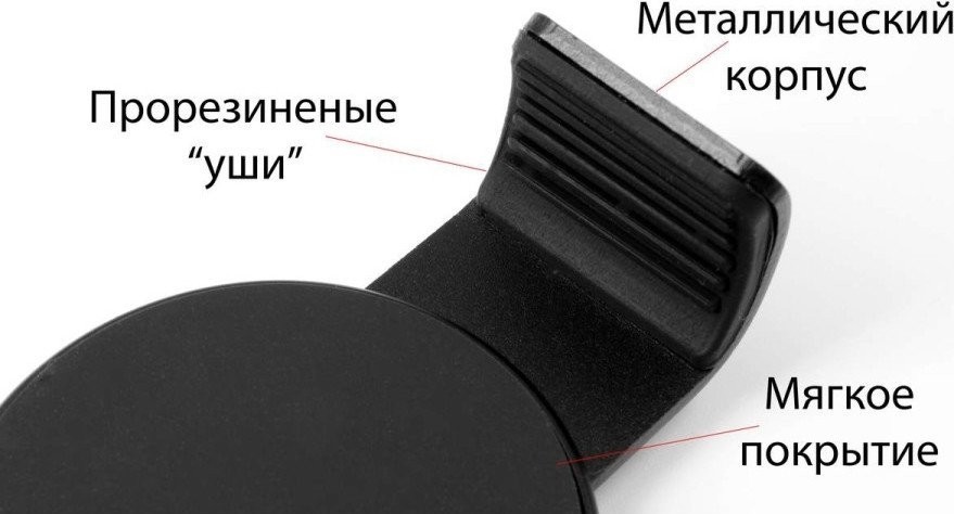 Держатель для смартфона Zarrumi AllHelp (черный)