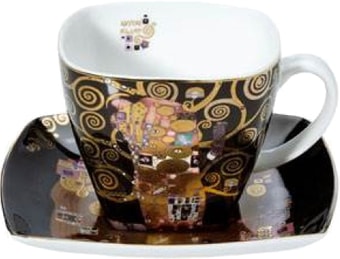 Чашка с блюдцем Goebel Porzellan Artis Orbis/Gustav Klimt Fulfilment 66-884-24-8
