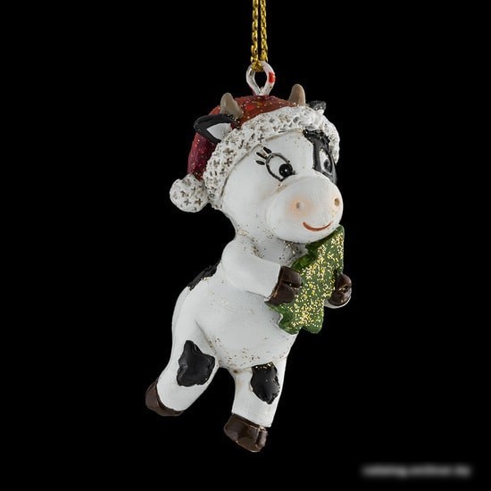 Елочная игрушка Erich Krause Decor Праздничная коровка 51242