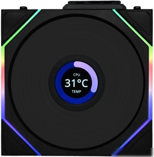 Комплект вентиляторов для корпуса с контроллером Lian Li Uni Fan TL 120 Wireless Reverse 12RTLLCD1W3B G99.12RTLLCD1W3B.R0