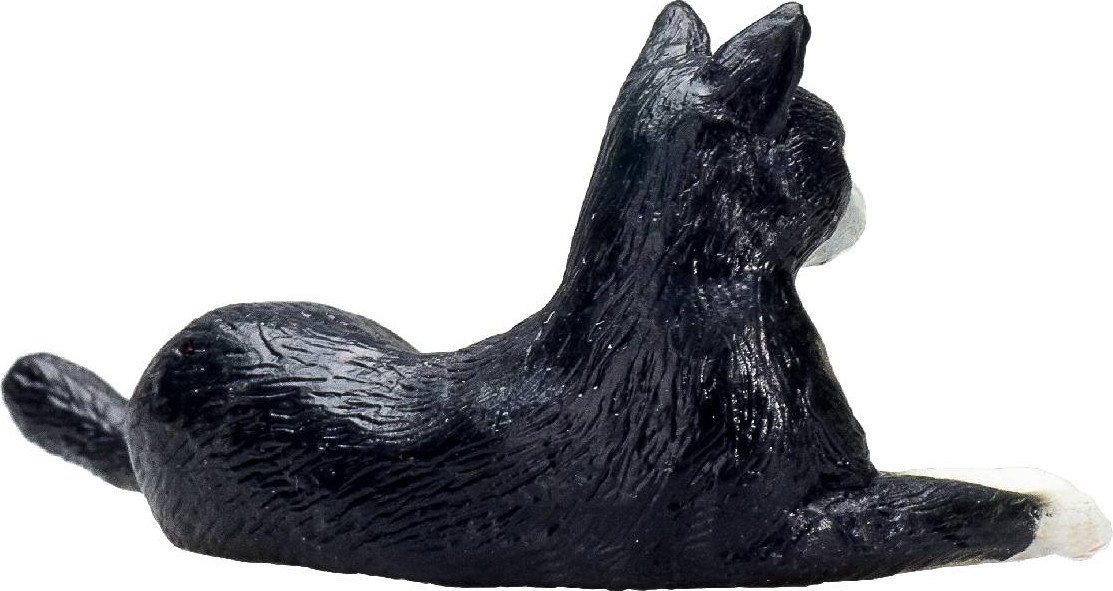 Фигурка Konik Кошка AMF1091 (черный/белый)