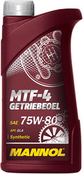 Трансмиссионное масло Mannol MTF-4 Getriebeoel 75W-80 API GL-4 1л