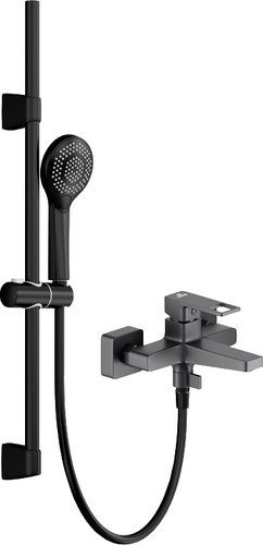 Душевой гарнитур Lauter Cascade 21СК6615BS с душевым гарнитуром Neno 63696
