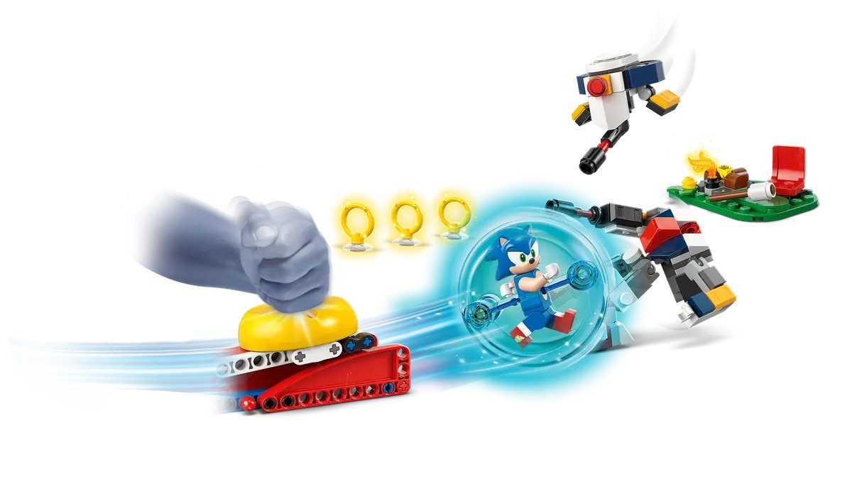 Конструктор LEGO Super Sonic Столкновение Соника у костра 77001