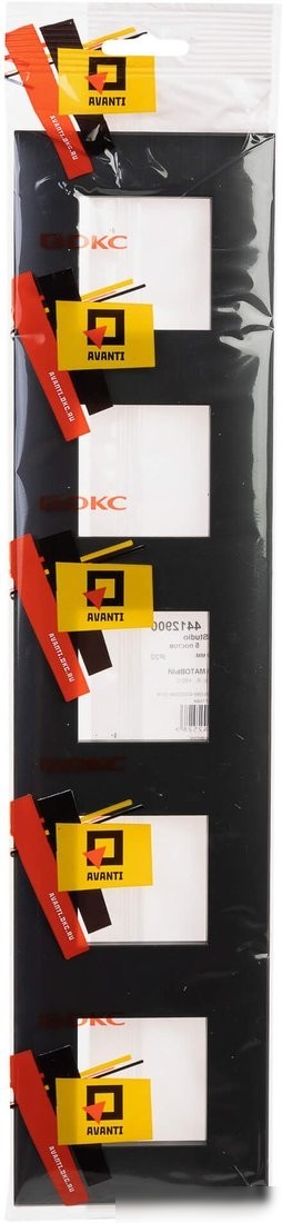 Рамка DKC Avanti 4412900 (черный матовый)