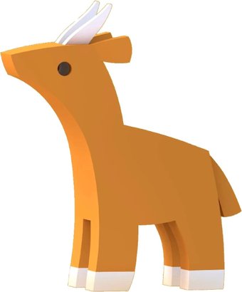 Магнитный конструктор Halftoys Animal Импала HAS002