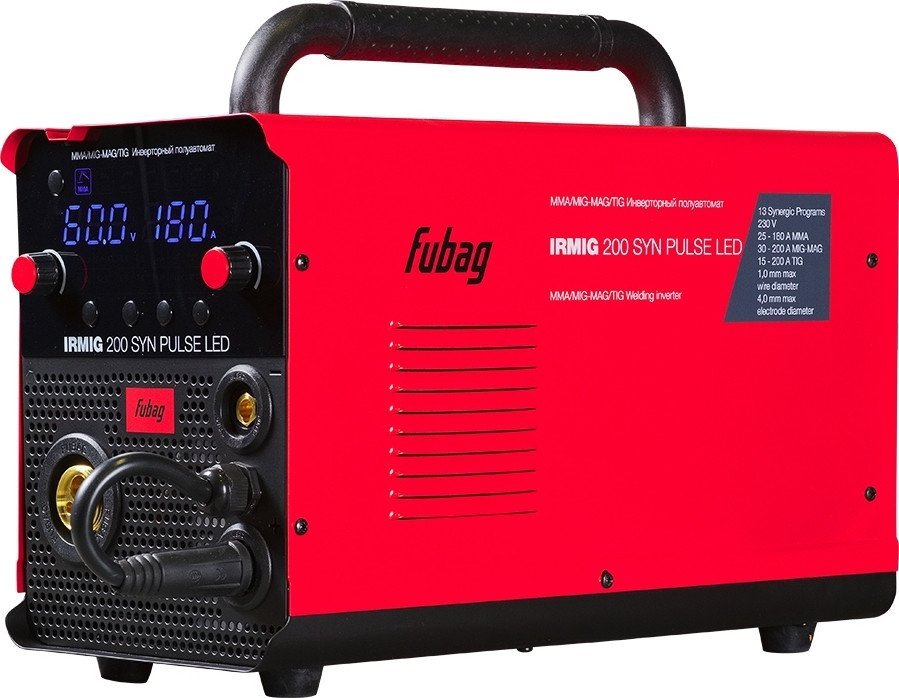 Сварочный инвертор Fubag IRMIG 200 Syn Pulse LED 646405